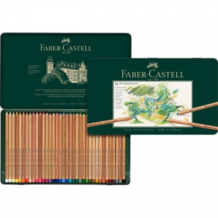 36-Pieces Pitt Pastel Pencils in Tin